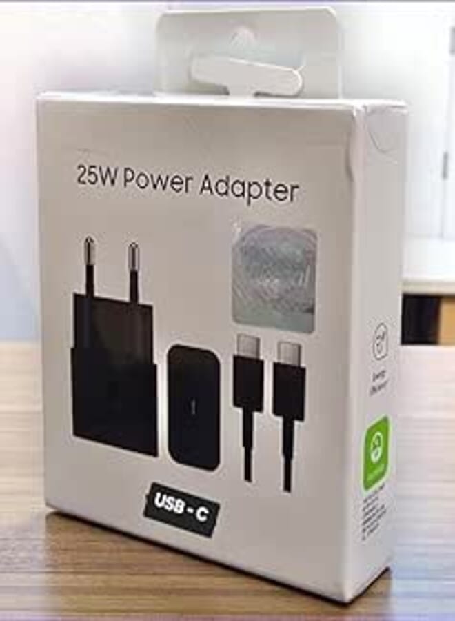 USB C Charger Super Fast Power Supply 25 watt with C to C Cable